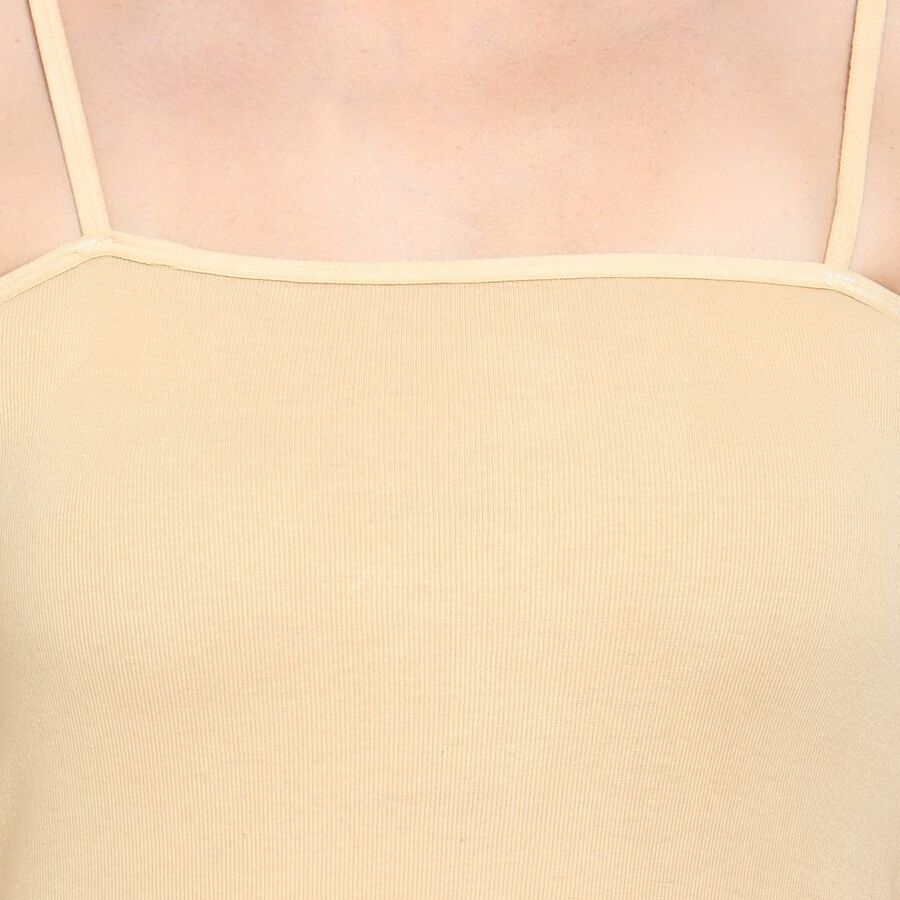 Ladies' Cotton Slips, Beige, large image number null